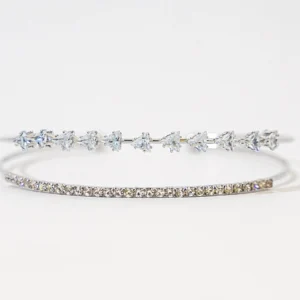 Clear Stone Wire Bracelets