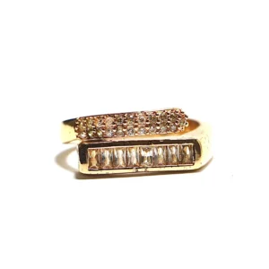 Baguette Round Diamond Ring