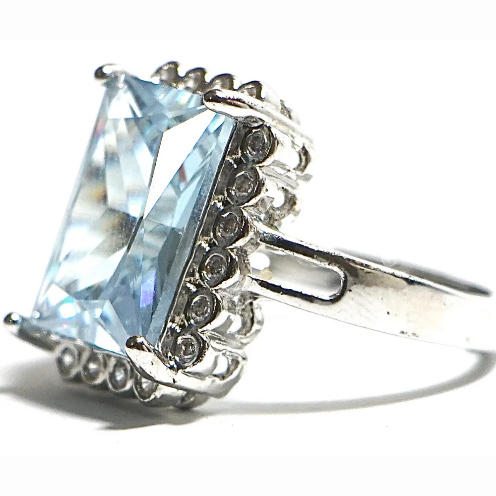 Ice Blue Stone Ring - Image 2