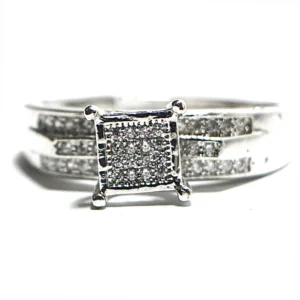 Princess Cut Diamond Inspired Ring