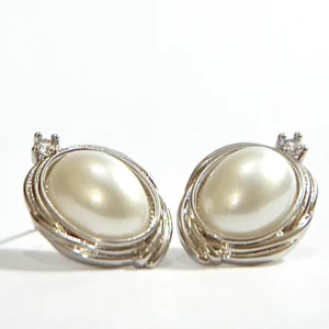 Sterling Silver Pearl Earrings