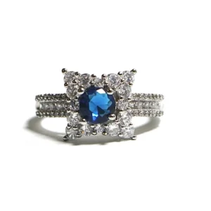 Classic Blue Stone Ring