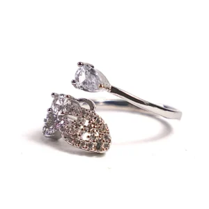 Crystal Blossom Wrap Ring