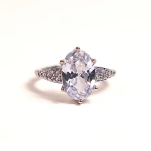 Elegant Crystal Statement Ring