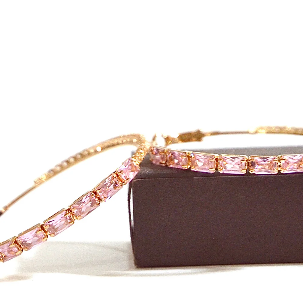 Pink Stone Earrings