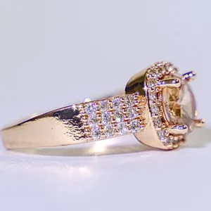 Luxury Crystal Engagement Ring