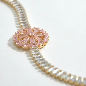 Rose Gold Flower Bracelet