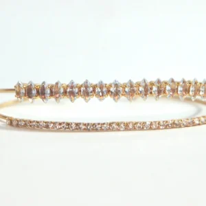 Amber Crystal Bracelet Duo