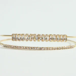 Delicate Wire Bracelet Duo